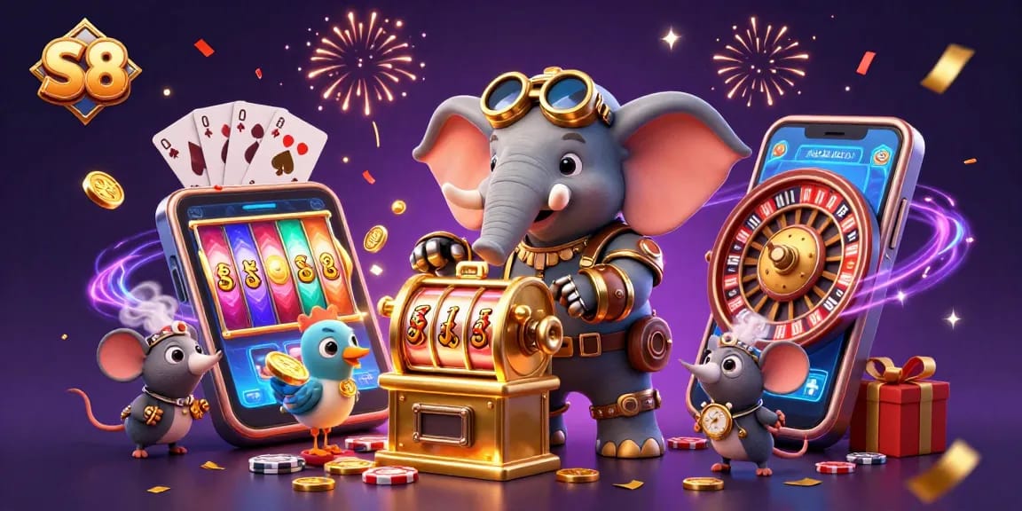 Spin the reels and win amazing jackpots at S8 casino with fun 3D slot games!