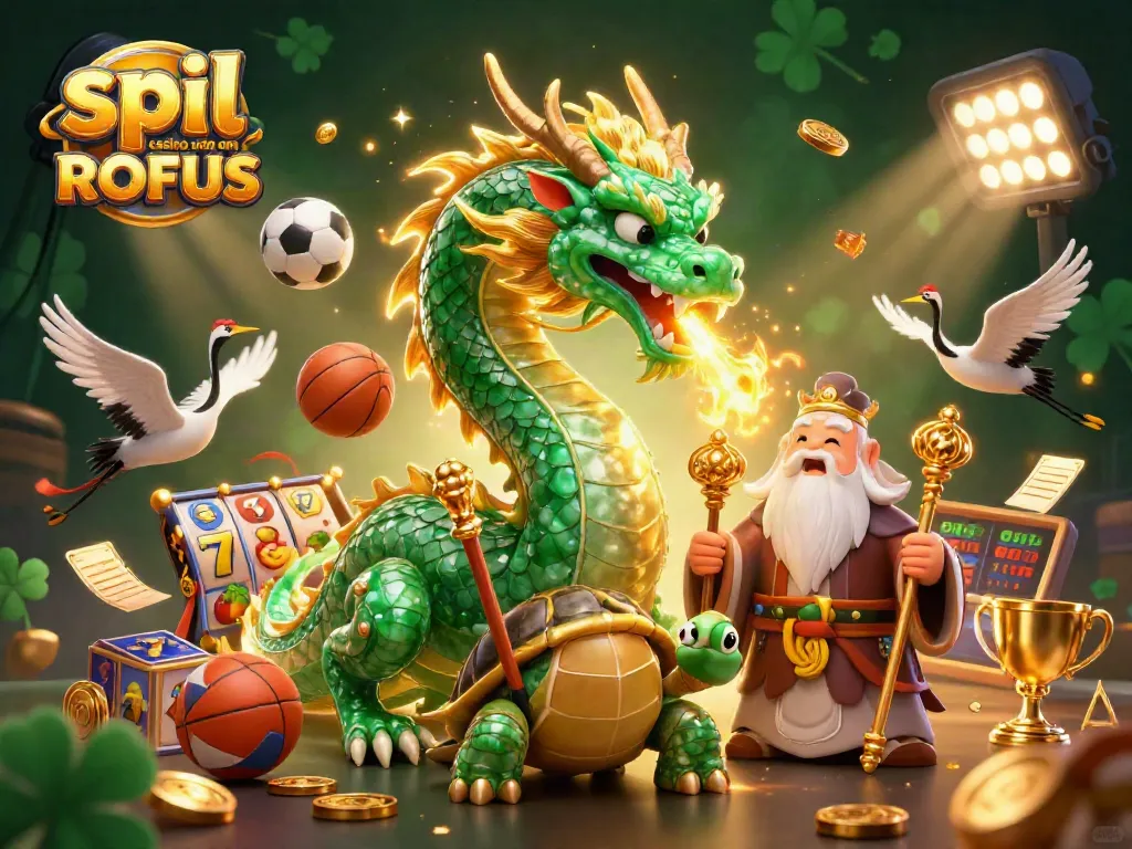 Play engaging slots and jackpot games at spil casino uden om ROFUS, featuring vibrant 3D characters.