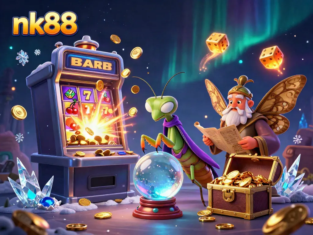 Engage in thrilling gameplay with nk88 featuring quirky characters and vibrant casino elements.