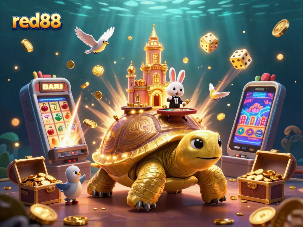 Experience thrilling games at red88 with a golden tortoise casino, jackpot machines and enchanting visuals.